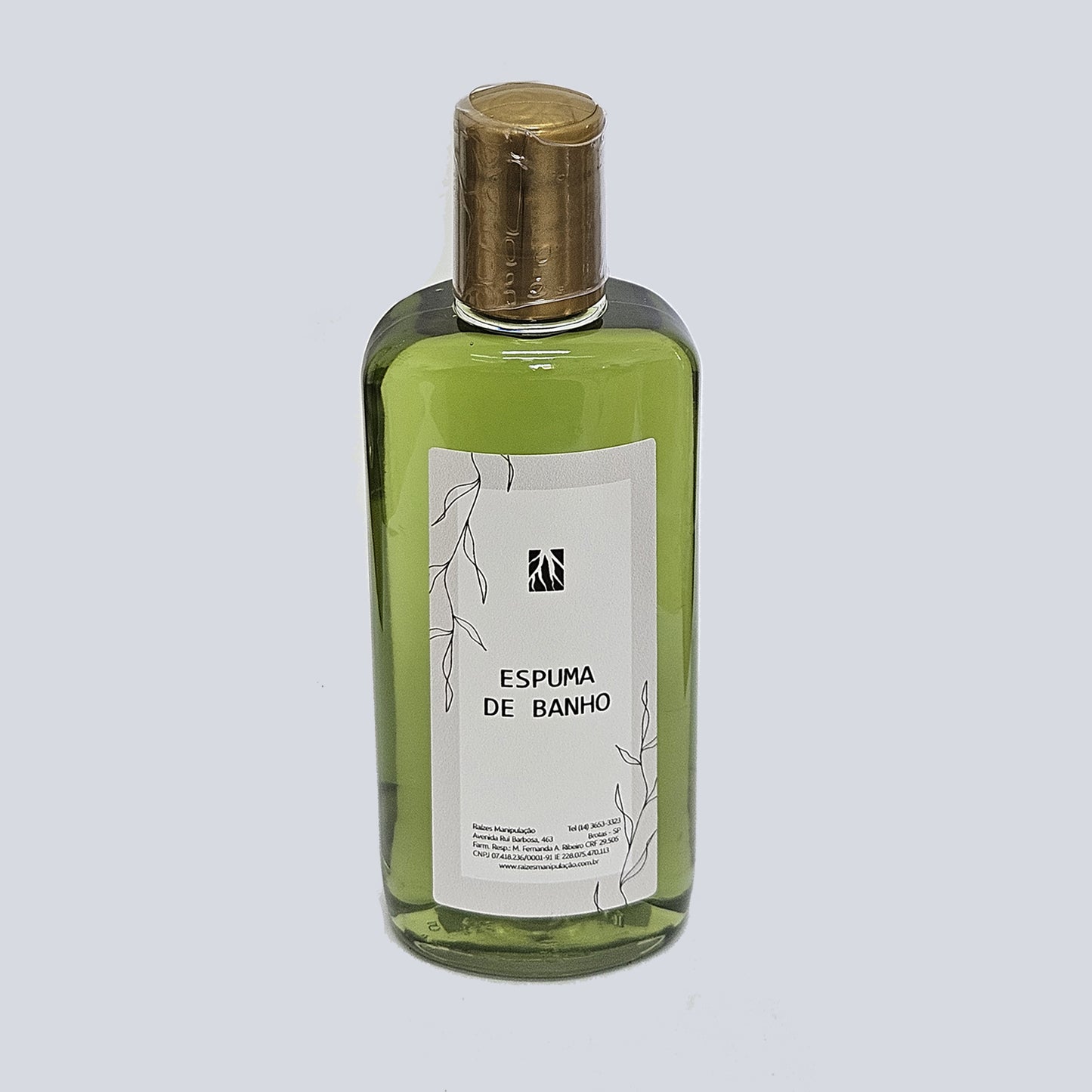 Espuma de Banho Pistache 200ml – Raízes Manipulação