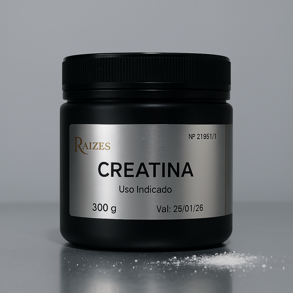Creatina 300g – Raízes Manipulação