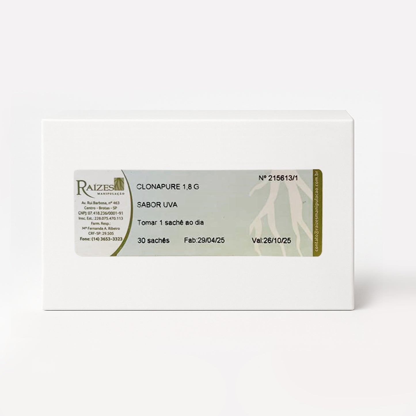 Clonapure Efeito Imediato 1,8g - 30 Saches