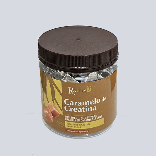 Caramelo de Creatina – 60 Cápsulas Mastigáveis de 6,5g